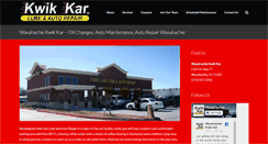 Desktop Screenshot of kwikkarwaxahachie.com